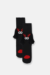 CALZINI NATALIZI NERO